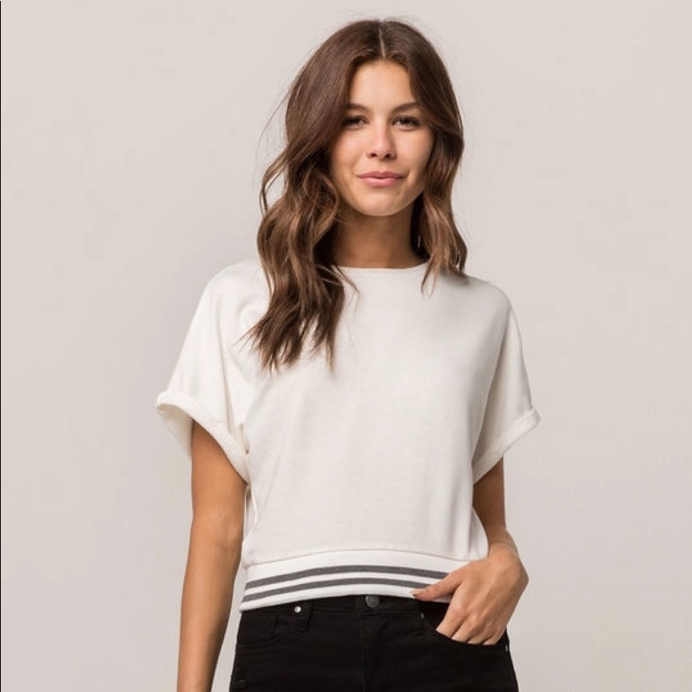 Banded Sweatshirt Top